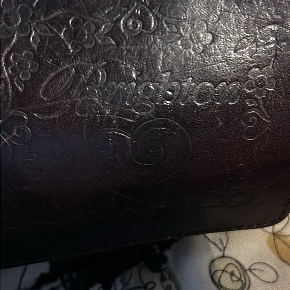 Brighton Woven Satchel Handbag Heart Logo Braided Basket Shoulder Bag - Picture 8 of 10